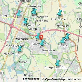 Mappa Via Trilussa, 20089 Rozzano MI, Italia (2.38909)