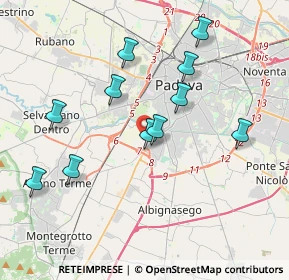 Mappa Mandriola, 35142 Padova PD, Italia (3.71091)