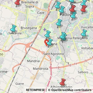 Mappa Mandriola, 35142 Padova PD, Italia (3.06471)