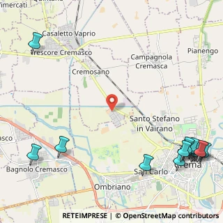 Mappa Via Pradone, 26010 Cremosano CR, Italia (3.49286)