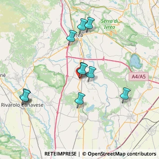 Mappa Via Madonna del Rosario, 10019 Strambino TO, Italia (7.91909)