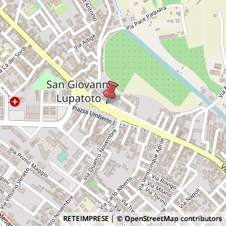 Mappa Piazza Umberto I, 83, 37057 San Giovanni Lupatoto, Verona (Veneto)