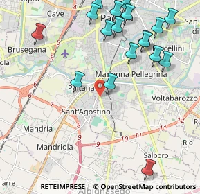 Mappa Via Carlo Alberto Diano, 35125 Padova PD, Italia (2.54722)