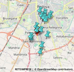 Mappa Via Carlo Alberto Diano, 35125 Padova PD, Italia (1.3365)