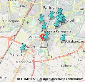 Mappa Via Carlo Alberto Diano, 35125 Padova PD, Italia (1.86462)