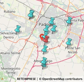 Mappa Via Carlo Alberto Diano, 35125 Padova PD, Italia (3.42231)