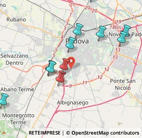 Mappa Via Carlo Alberto Diano, 35125 Padova PD, Italia (4.23727)