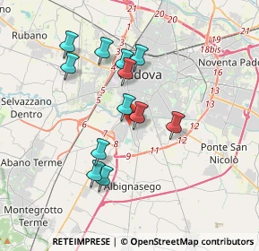 Mappa Via Carlo Alberto Diano, 35125 Padova PD, Italia (3.20083)