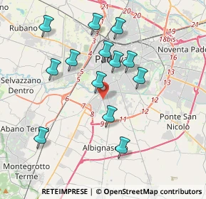 Mappa Via Carlo Alberto Diano, 35125 Padova PD, Italia (3.63846)