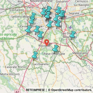 Mappa Via Alessandro Volta, 20089 Rozzano MI, Italia (8.8945)