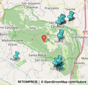 Mappa Pianezze, 10090 Vialfrè TO, Italia (2.3275)