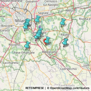 Mappa Via della Pace 26 c, 20098 San Giuliano Milanese MI, Italia (6.7575)