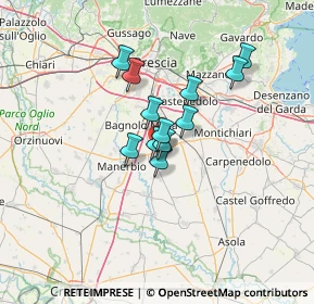 Mappa 45.380165, 25024 Leno BS, Italia (8.87667)