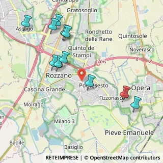 Mappa Via Manzoni ang, 20089 Rozzano MI, Italia (2.29182)