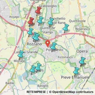 Mappa Via Manzoni ang, 20089 Rozzano MI, Italia (2.35438)