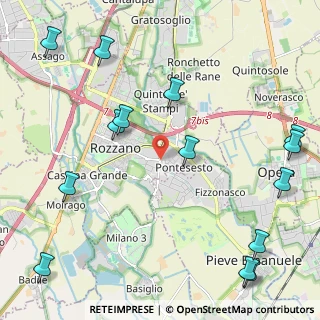 Mappa Via Manzoni ang, 20089 Rozzano MI, Italia (3.058)