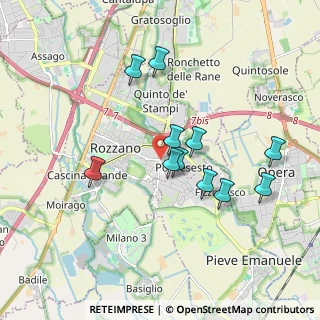 Mappa Via Manzoni ang, 20089 Rozzano MI, Italia (1.64545)