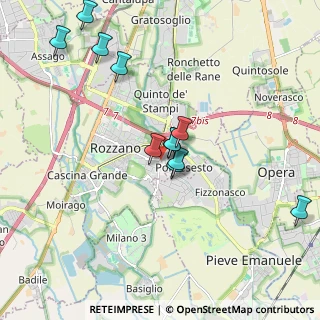 Mappa Via Manzoni ang, 20089 Rozzano MI, Italia (1.81818)