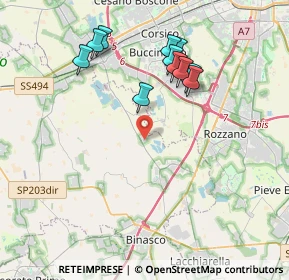 Mappa Via XXV Aprile, 20058 Zibido San Giacomo MI, Italia (3.78364)