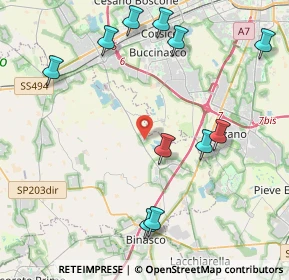 Mappa Via XXV Aprile, 20080 Zibido San Giacomo MI, Italia (4.84909)