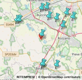 Mappa Via XXV Aprile, 20058 Zibido San Giacomo MI, Italia (4.95)