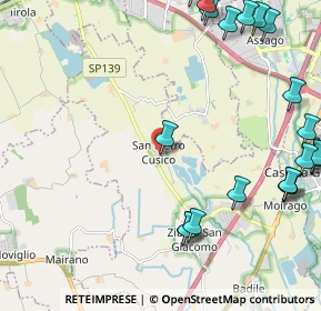 Mappa Via XXV Aprile, 20080 Zibido San Giacomo MI, Italia (3.014)