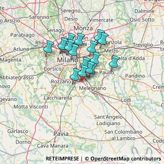 Mappa Via Cascina Rancate, 20098 Area Industriale MI, Italia (10.41882)