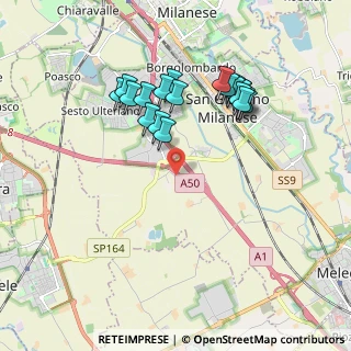 Mappa Via Cascina Rancate, 20098 Area Industriale MI, Italia (1.813)