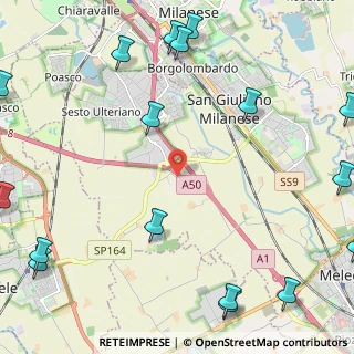 Mappa Via Cascina Rancate, 20098 Area Industriale MI, Italia (3.639)