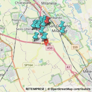 Mappa Via Cascina Rancate, 20098 Area Industriale MI, Italia (1.631)