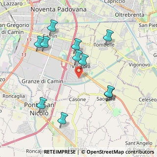 Mappa Via Lombardia, 35020 Villatora PD, Italia (2.06364)
