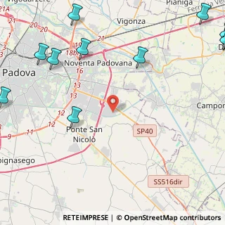 Mappa Via Lombardia, 35020 Villatora PD, Italia (7.74929)