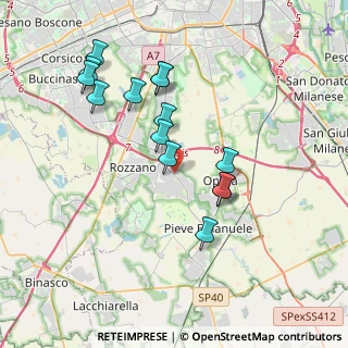 Mappa Via Giovanni Pascoli, 20089 Rozzano MI, Italia (3.62286)