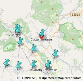 Mappa Via XXV Aprile, 10081 Castellamonte TO, Italia (4.93909)