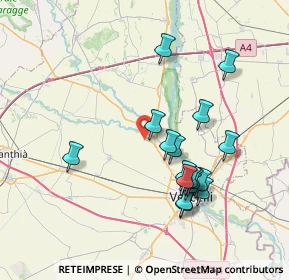 Mappa Via Giacomo Matteotti, 13030 Quinto vercellese VC, Italia (7.23882)