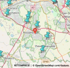 Mappa Via A gatto, 20089 Rozzano MI, Italia (6.25692)