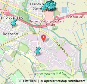 Mappa Via A gatto, 20089 Rozzano MI, Italia (1.38118)