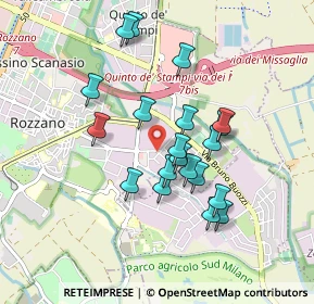 Mappa Via A gatto, 20089 Rozzano MI, Italia (0.774)