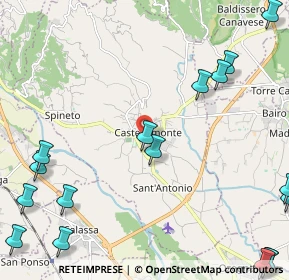 Mappa Via Roma, 10081 Castellamonte TO, Italia (3.35118)