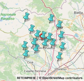 Mappa Via Roma, 10081 Castellamonte TO, Italia (11.45)