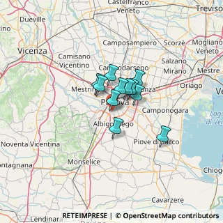 Mappa Via Galvani, 35020 Padova PD, Italia (7.32364)