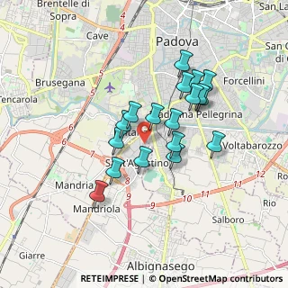 Mappa Via Galvani, 35020 Padova PD, Italia (1.44)