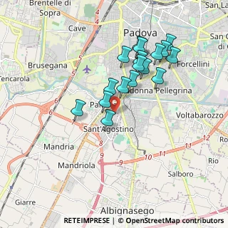 Mappa Via Galvani, 35020 Padova PD, Italia (1.66235)