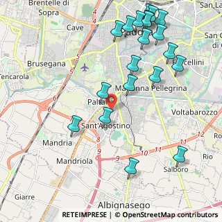 Mappa Via Galvani, 35020 Padova PD, Italia (2.5265)