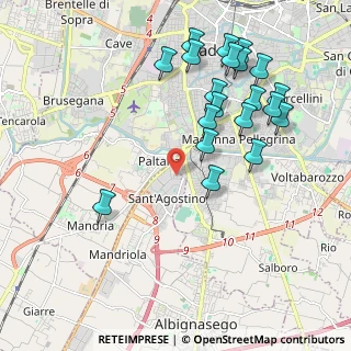 Mappa Via Galvani, 35020 Padova PD, Italia (2.186)