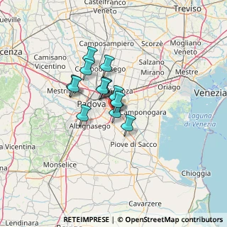 Mappa Via Calabria, 35020 Villatora PD, Italia (8.39077)