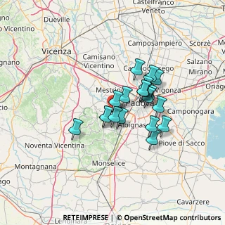 Mappa Via Ugo Foscolo, 35037 Feriole PD, Italia (9.793)