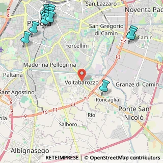 Mappa Voltabarozzo, 35127 Padova PD, Italia (3.39067)