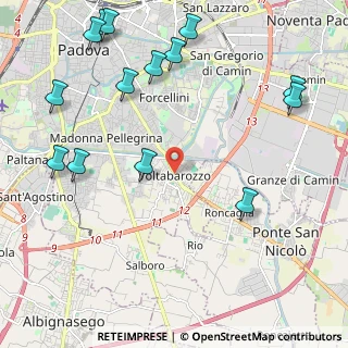 Mappa Voltabarozzo, 35127 Padova PD, Italia (2.81286)
