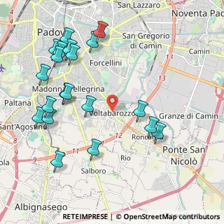 Mappa Voltabarozzo, 35127 Padova PD, Italia (2.3925)